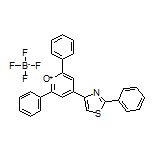 2,6-Diphenyl-4-(2-phenyl-4-thiazolyl)pyrylium Tetrafluoroborate