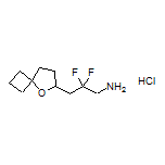 2,2-Difluoro-3-(5-oxaspiro[3.4]octan-6-yl)-1-propanamine Hydrochloride