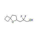 2,2-Difluoro-3-(5-oxaspiro[3.4]octan-6-yl)-1-propanol