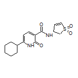 (R)-6-Cyclohexyl-N-(1,1-dioxido-2,3-dihydro-3-thienyl)-2-oxo-1,2-dihydropyridine-3-carboxamide