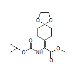 Methyl 2-(Boc-amino)-2-(1,4-dioxaspiro[4.5]decan-8-ylidene)acetate