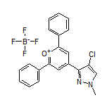 4-(4-Chloro-1-methyl-3-pyrazolyl)-2,6-diphenylpyrylium Tetrafluoroborate