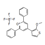 4-(2-Methoxy-3-thienyl)-2,6-diphenylpyrylium Tetrafluoroborate