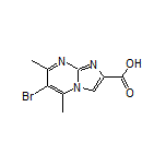 6-Bromo-5,7-dimethylimidazo[1,2-a]pyrimidine-2-carboxylic Acid