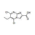 5,7-Dichloro-6-ethylimidazo[1,2-a]pyrimidine-2-carboxylic Acid