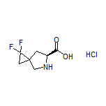 (6S)-1,1-Difluoro-5-azaspiro[2.4]heptane-6-carboxylic Acid Hydrochloride
