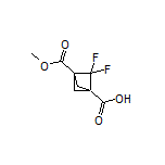 2,2-Difluoro-3-(methoxycarbonyl)bicyclo[1.1.1]pentane-1-carboxylic Acid