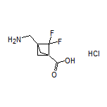 3-(Aminomethyl)-2,2-difluorobicyclo[1.1.1]pentane-1-carboxylic Acid Hydrochloride