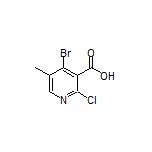 4-Bromo-2-chloro-5-methylnicotinic Acid