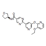 (S)-2-[5-[(3-Ethoxy-2-pyridyl)oxy]-3-pyridyl]-N-(tetrahydrofuran-3-yl)pyrimidine-5-carboxamide