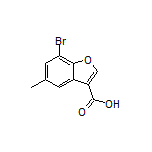 7-Bromo-5-methylbenzofuran-3-carboxylic Acid
