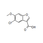 5-Chloro-6-methoxybenzofuran-3-carboxylic Acid