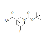 3-Boc-5-fluoro-3-azabicyclo[3.1.1]heptane-1-carboxamide