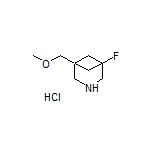 1-Fluoro-5-(methoxymethyl)-3-azabicyclo[3.1.1]heptane Hydrochloride