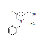 (3-Benzyl-5-fluoro-3-azabicyclo[3.1.1]heptan-1-yl)methanol Hydrochloride