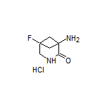 1-Amino-5-fluoro-3-azabicyclo[3.1.1]heptan-2-one Hydrochloride
