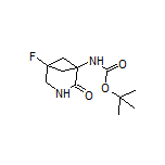 1-(Boc-amino)-5-fluoro-3-azabicyclo[3.1.1]heptan-2-one