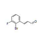 (E)-3-(2-Bromo-3-fluorophenyl)acrylaldehyde