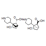 (1S,4R,5R)-rel-1-(4-Piperidyl)bicyclo[2.1.1]hexane-5-carboxylic Acid Hydrochloride