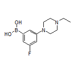 3-(4-Ethyl-1-piperazinyl)-5-fluorophenylboronic Acid