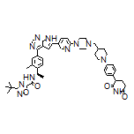 3-(tert-Butyl)-N-[(1R)-1-[4-[6-[6-[4-[[1-[4-(2,6-dioxo-3-piperidyl)phenyl]-4-piperidyl]methyl]-1-piperazinyl]-3-pyridyl]-7H-pyrrolo[2,3-d]pyrimidin-4-yl]-2-methylphenyl]ethyl]-1,2,4-oxadiazole-5-carboxamide
