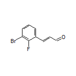 (E)-3-(3-Bromo-2-fluorophenyl)acrylaldehyde