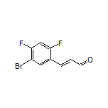(E)-3-(5-Bromo-2,4-difluorophenyl)acrylaldehyde