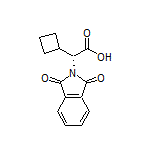 (R)-2-Cyclobutyl-2-(1,3-dioxo-2-isoindolinyl)acetic Acid