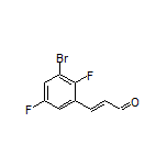 (E)-3-(3-Bromo-2,5-difluorophenyl)acrylaldehyde