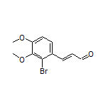 (E)-3-(2-Bromo-3,4-dimethoxyphenyl)acrylaldehyde