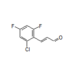 (E)-3-(2-Chloro-4,6-difluorophenyl)acrylaldehyde