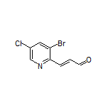 (E)-3-(3-Bromo-5-chloropyridin-2-yl)acrylaldehyde