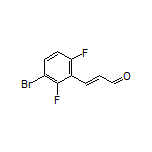 (E)-3-(3-Bromo-2,6-difluorophenyl)acrylaldehyde