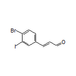(E)-3-(4-Bromo-3-iodophenyl)acrylaldehyde