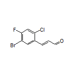 (E)-3-(5-Bromo-2-chloro-4-fluorophenyl)acrylaldehyde