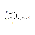 (E)-3-(3-Bromo-2,4-difluorophenyl)acrylaldehyde