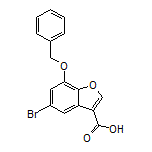 7-(Benzyloxy)-5-bromobenzofuran-3-carboxylic Acid