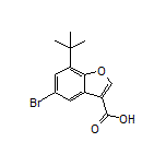 5-Bromo-7-(tert-butyl)benzofuran-3-carboxylic Acid