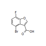 4-Bromo-7-fluorobenzofuran-3-carboxylic Acid