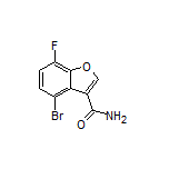 4-Bromo-7-fluorobenzofuran-3-carboxamide