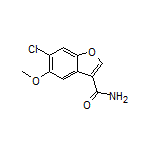 6-Chloro-5-methoxybenzofuran-3-carboxamide