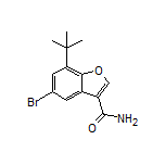 5-Bromo-7-(tert-butyl)benzofuran-3-carboxamide
