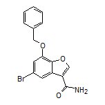 7-(Benzyloxy)-5-bromobenzofuran-3-carboxamide
