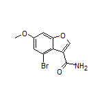 4-Bromo-6-methoxybenzofuran-3-carboxamide