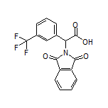 2-(1,3-Dioxo-2-isoindolinyl)-2-[3-(trifluoromethyl)phenyl]acetic Acid