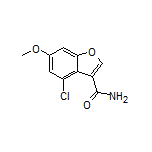 4-Chloro-6-methoxybenzofuran-3-carboxamide
