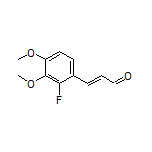 (E)-3-(2-Fluoro-3,4-dimethoxyphenyl)acrylaldehyde