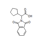 2-Cyclopentyl-2-(1,3-dioxo-2-isoindolinyl)acetic Acid