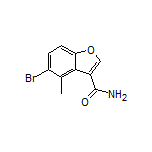 5-Bromo-4-methylbenzofuran-3-carboxamide