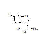 4-Bromo-6-fluorobenzofuran-3-carboxamide